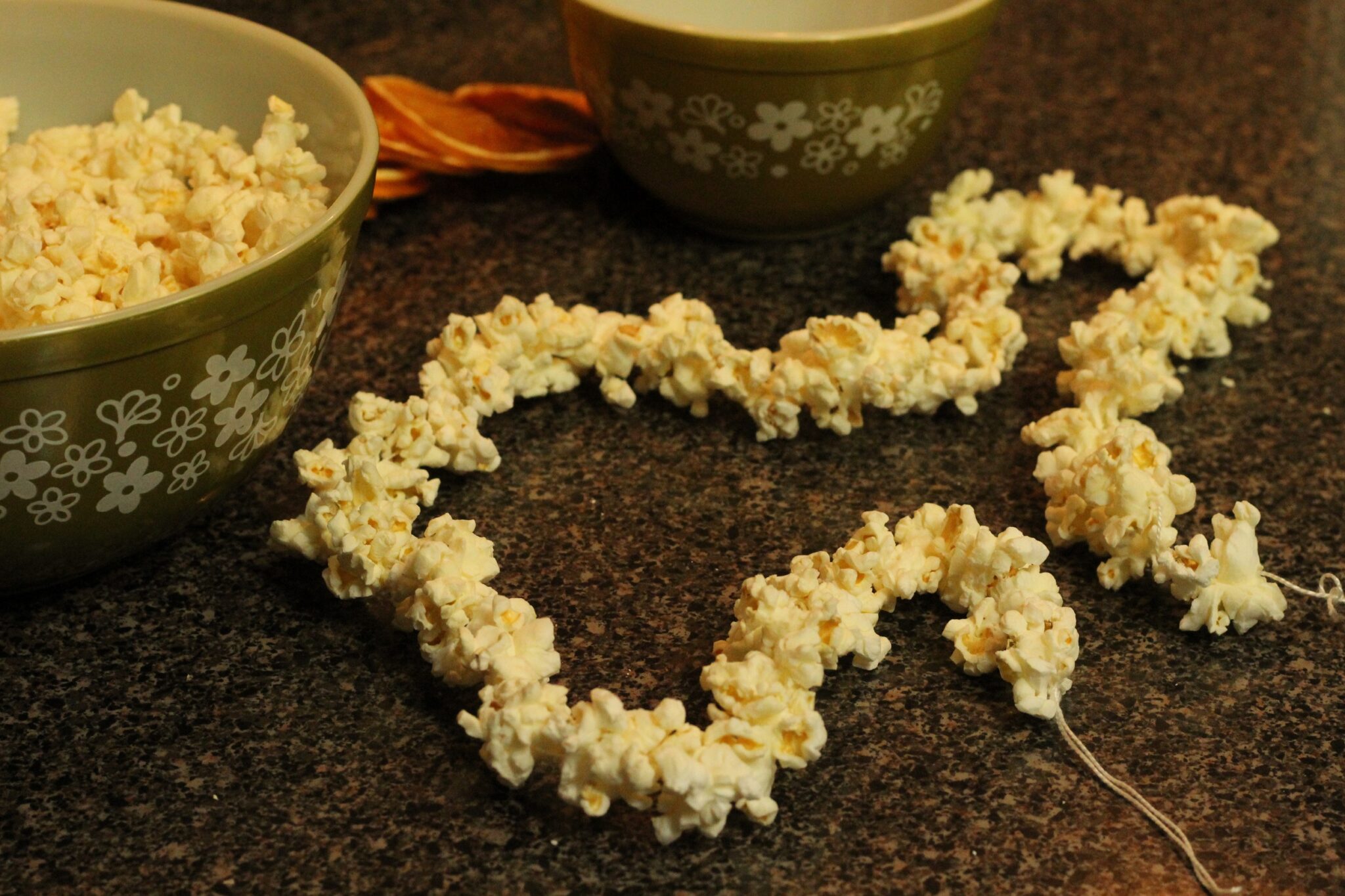 Simple Homemade Popcorn Garland for Christmas - Simple Life in the Country